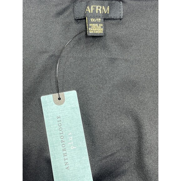 Anthropologie AFRM Midi Dress Purple Off The Shoulder Mesh Preppy Sexy Sz 1X NWT - Picture 11 of 11